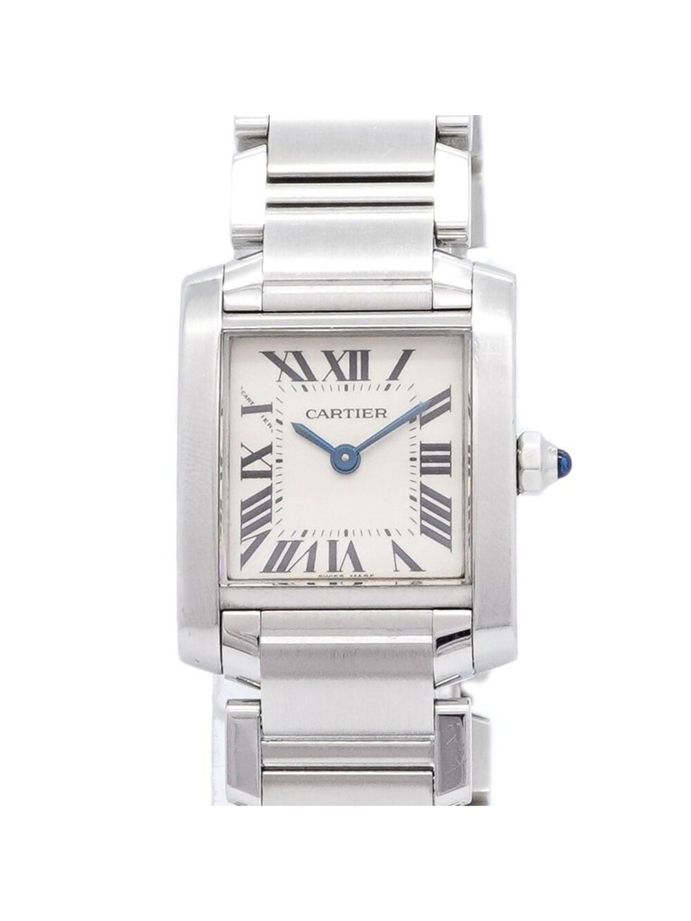 Cartier Tank Francaise SM Ivory Dial Watch
